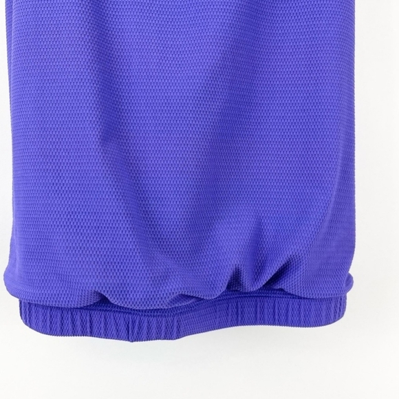Ivivva Lululemon Tank Jump For Joy Strappy Purple Mesh Built In Shelf Bra Size 6 - Picture 7 of 13